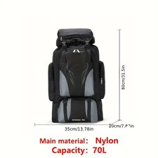 Litre sports back pack - 70,