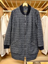 RED HERRING COAT UK 16 NAVY