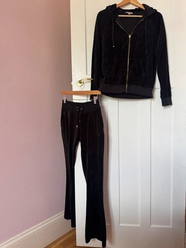 Juicy couture black velour - juicy,