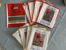 Job Lot 9 Prs Vintage 50s Stockings 33” Leg La Bonnal & Lacy Jacques Esterel 