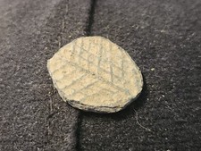 Viking Lead Alloy Token Herring Bone. Very Rare. Please Read Description. LA179w