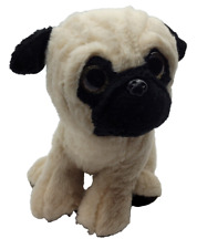 Gosh Pug Puggy Pug Dog Cuddly 8" Plush Soft Toy Pug Dog Beigh Teddy
