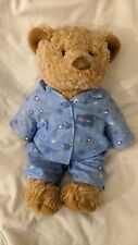 La Senza Bertie Bear Plush Soft Toy Teddy In Blue Pyjamas 17"