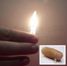 FLAMING THUMB TIP FIRE STAGE STREET FLAME MAGIC TRICK THUMBTIP LIGHT CLOSE UP