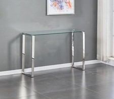 Tempered Glass Console Table