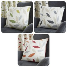 Fusion BEECHWOOD - 100% Cotton Modern Leaf Trail Scatter Cushions Cushion Cover