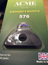 Genuine Acme Shepherds Plastic Lip Whistle in BLACK.Sheep Dog Training 