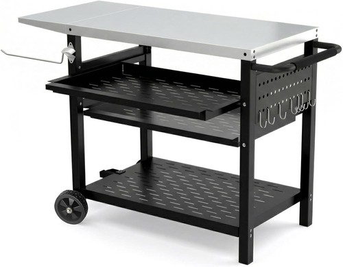 Movable grill table - movable,