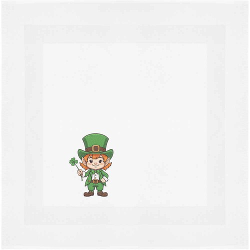 Leprechaun with clover - 'leprechaun,