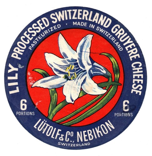Switzerland vintage label - switzerland,
