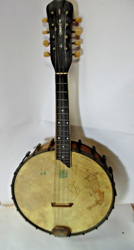 Vintage banjo mandolin - vintage,