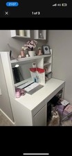 IKEA Dressing Table With Organiser Topper 2 Draws And One Cupbard