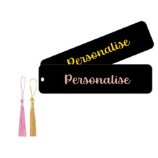 Personalised Wooden  bookmark Page Marker Identifier  Gift book bookworm Teacher