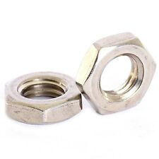 M2 M2.5 M3 M4 M5 M6 M8 M10 M12 STAINLESS HALF LOCK NUTS HEX THIN NUT