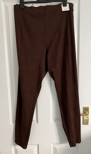 Ladies faux suede leggings - ladies,
