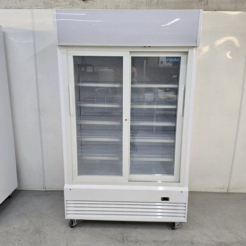 Display cooler double - double, door