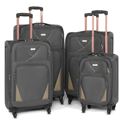 Wheel suitcase set soft - set,