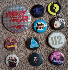 11x Indie / Rock Band Pin