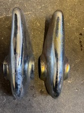 ⭐MORRIS  MINOR CHROME BUMPER OVERRIDERS SOME CORRSION PAIR  ADY⭐