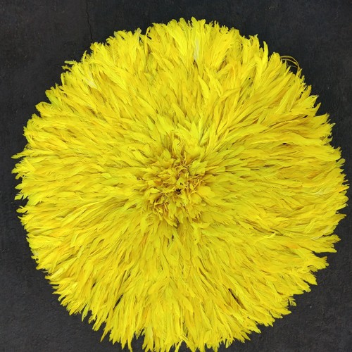 Yellow traditional feather - yellow,