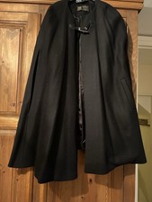 Zara Black Cape With Pockets