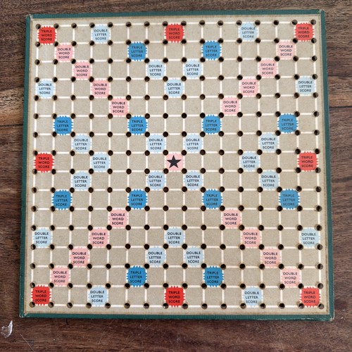 Vintage travel scrabble board - travel,