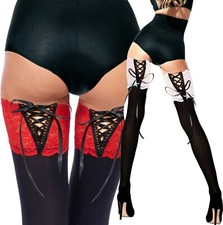 Sexy Opaque Hold Up Stockings