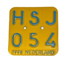 Vintage Moped Tag Plate