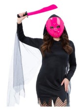 Pink Hockey Mask & Machette