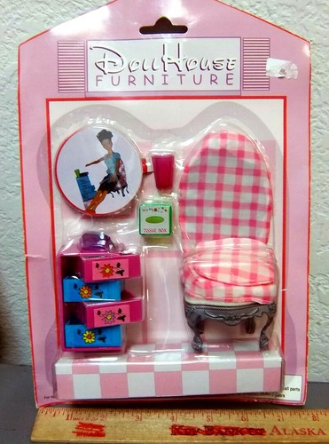 Doll house furniture - house,