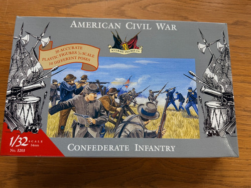 Acw confederate infantry 32 - infantry, 1/32