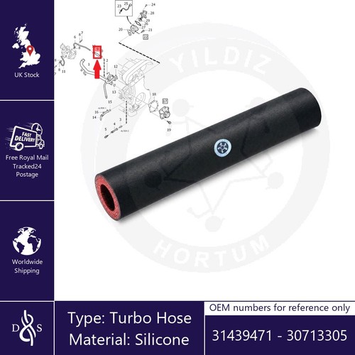 Turbo hose for volvo 850 - turbo,