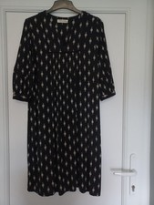 Ladies M&S Indigo Collection Black Mix Boho Dress UK 8 VGC Marks & Spencer