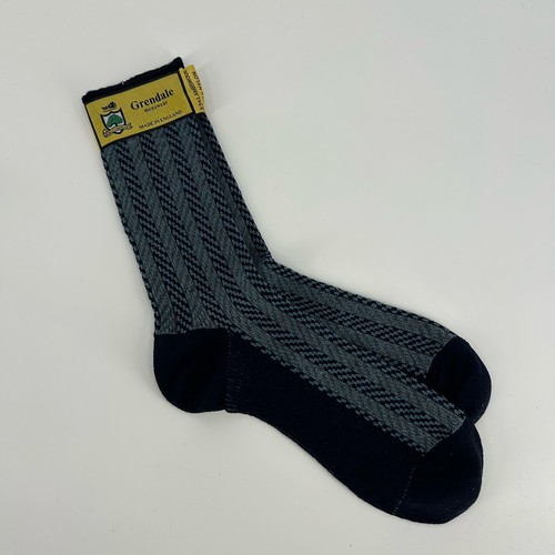 1970s vintage socks blue wool - vintage,
