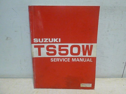 Suzuki ts50w genuine service - genuine,