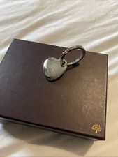 Mulberry Heart Shaped Key Ring In Original Box Brand New Never Used