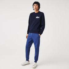 Men's Lacoste Bl Chine Slim Fit Heathered Cttn Blend Tracksuit Trousers