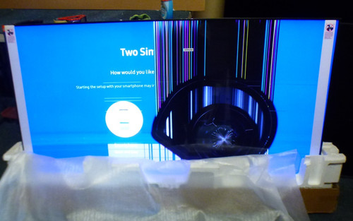 Damaged screen casing - &, casing*