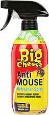 The Big Cheese Anti Mouse Refresher Spray 500ml 100% Natural Mint Aroma Humane 