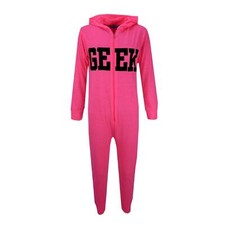 Kids Girls Neon Pink GEEK