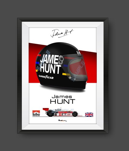 James hunt mclaren - mclaren, helmet