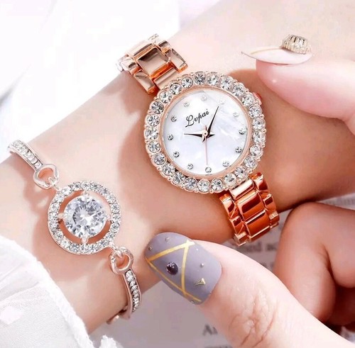 Rose gold chronograph fashion - gold,