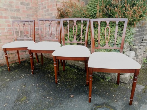 Set vintage mahogany - of,