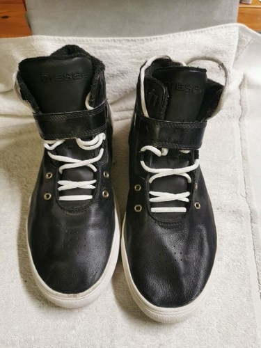 Diesel leather upper - leather, groovy
