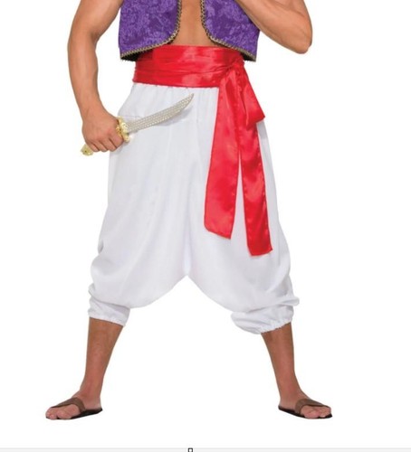 Genie white baggy trousers - white,