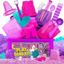 Magic Sand 900g Unicorn Kingdom Play Set With Accessories | Craft Sensory Toy