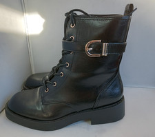 Schuh black boots size UK 7