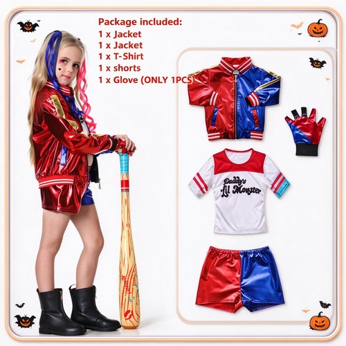 Kids girl harley quinn suicide - quinn,