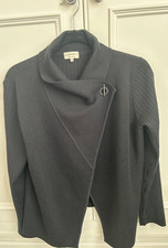 Jigsaw ladies black wool blend