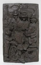 Art Sculpture Plaque Roasted